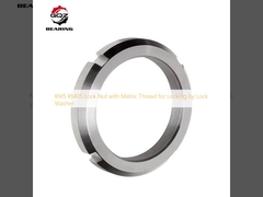 KM5 KM05 লক ওয়াশার দ্বারা লক করার জন্য মেট্রিক থ্রেড সহ লক বাদাম
