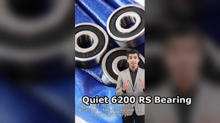 6200 RS ডিপ গ্রুভ বল বিয়ারিং 10x30x9mm | কম-শব্দ সিল করা স্বয়ংচালিত এবং শিল্প ভারবহন