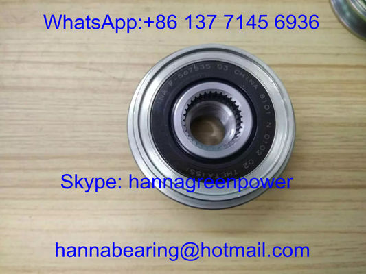 কেনা F-552901.02 / F-567535 03 / F-239973.04 ফ্রিহুইল ক্লাচ অল্টারনেটর F-553392.01 / F-558658.01 ফ্রিহুইল পলি অনলাইনে উৎপাদন