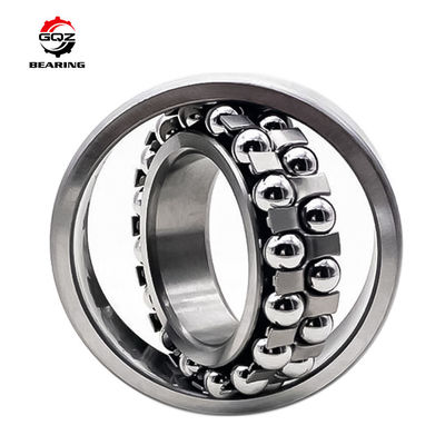 গুণ  Chrome Steel Material 1304 Steel Cage Double Row Self-aligning Ball Bearing কারখানা