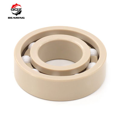 কেনা 6205 Plastic Bearing PEEK Races Retaine with ZrO2 Balls Deep Groove Ball Bearings 25x52x15 mm অনলাইনে উৎপাদন