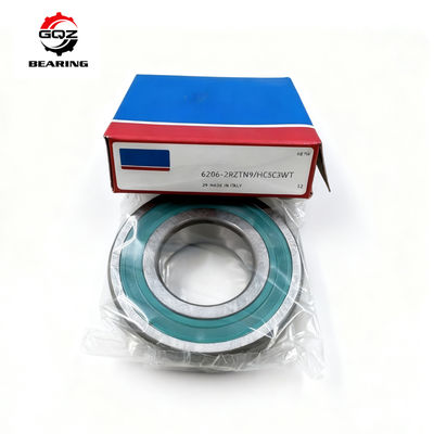 কেনা 6206-2RZTN9/HC5C3WT হাইব্রিড সিরামিক ডিপ গ্রুভ বল বিয়ারিং 30×62×16মিমি ইনভার্টার-চালিত মোটরের জন্য অনলাইনে উৎপাদন