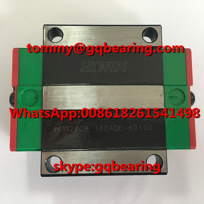 কেনা GCR15 ইস্পাত উপাদান HIWIN HGW20CB ফ্ল্যাঞ্জ টাইপ লিনিয়ার গাইড অনলাইনে উৎপাদন