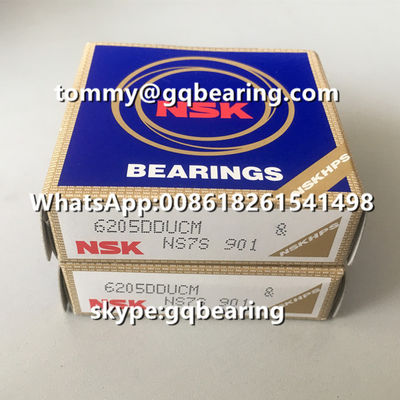 কেনা জাপান তৈরি Gcr15 ইস্পাত উপাদান NSK 6205DDU 6205DDUCM রাবার সিলড গভীর গ্রোভ বল বিয়ারিং অনলাইনে উৎপাদন