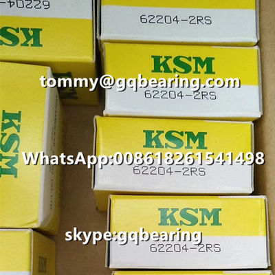 কেনা জাপান উৎপত্তি KSM 62204-2RS রাবার সিলড ডিপ গ্রোভ বল লেয়ার 20 x 47 x 18 মিমি অনলাইনে উৎপাদন