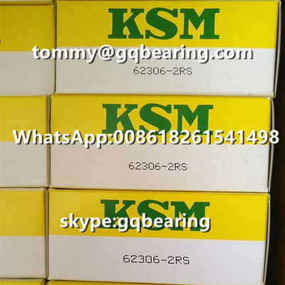 কেনা জাপান উৎপত্তি KSM 62306-2RS রাবার সিলড ডিপ গ্রোভ বল লেয়ার 30 x 72 x 27 মিমি অনলাইনে উৎপাদন