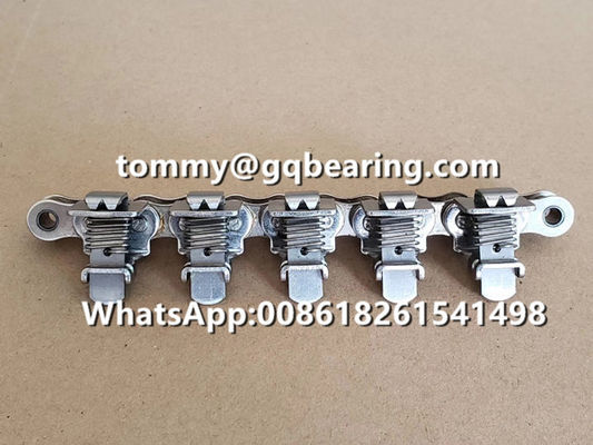 কেনা 12.7mm পিচ SUS304 স্টেইনলেস স্টীল গ্রিপার চেইন ভ্যাকুয়াম সিল অনলাইনে উৎপাদন
