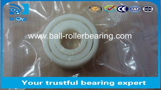 Si3N4 ZrO2 6003 সম্পূর্ণ সিরামিক গভীর গ্রোভ বল লেয়ার 17x35x10mm