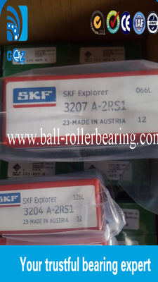 3204A-2RS1 কৌণিক যোগাযোগ বল বিয়ারিং / সিলড কৌণিক যোগাযোগ বিয়ারিং 20*47*20.6