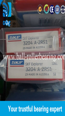 পেশাগত ডাবল সারি কৌণিক যোগাযোগ বল বিয়ারিং 7205 ACD / P4A 25 * 52 * 15mm