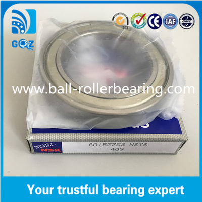 C3 ক্লিয়ারেন্স NSK 6015ZZ C3 কম গোলমাল মোটর লেয়ারিং জাপান উৎপত্তি 75 * 115 * 20mm