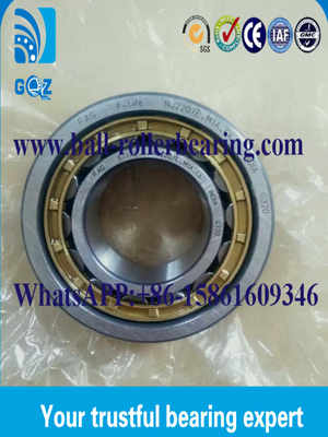 FAG NJ2207E.M1A.C4 উচ্চ গতির ইস্পাত সিলিন্ডারিকাল রোলার বিয়ারিং