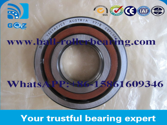 GCr15 একক সারি / ডাবল সারি কৌণিক যোগাযোগ বল লেয়ার 7307AC C3 Z1V1 Z2V2 Z3V3