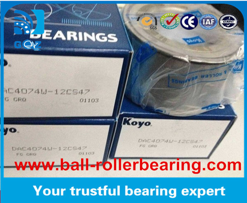 koyo DAC অটোমোটিভ বিয়ারিংস, ডাবল সারি রেডিয়াল বল বিয়ারিং DAC4074W-3 for toyota corolla 90363-40066 DAC4074W-3