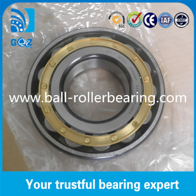 3600 r/min ঘূর্ণন গতি ব্রাস কেজ সিলিন্ডারিক রোলার বিয়ারিং SKF NJ222ECM