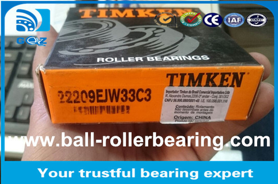ABEC-3 গোলাকার রোলার লেয়ার 22209 E রোলিং মিল রোলস 22209 CA/W33 রোলার লেয়ার 45X85X23 মিমি