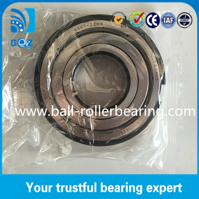 স্ন্যাপ রিং সহ মেটাল স্কিল্ড SKF 6307-2ZNR গভীর গ্রোভ বল লেয়ার