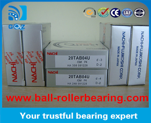 নাচি 20TAB04 কৌণিক যোগাযোগ বল স্ক্রু লেয়ার 20TAB04, 20 * 47 * 15mm যথার্থতা P4