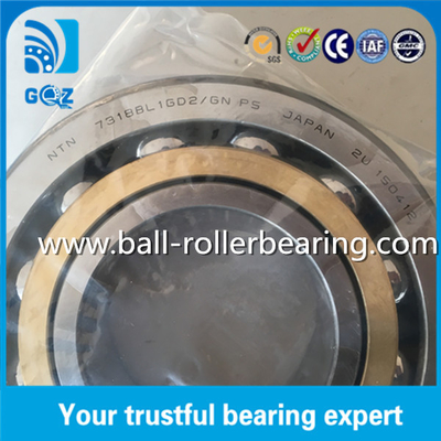 P5 সুনির্দিষ্ট ব্রাসের খাঁচা NTN 7318BL1GD2/GNP5 কৌণিক যোগাযোগ বল লেয়ার