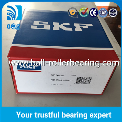 P5 স্পষ্টতা বিভক্ত বাইরের রিং SKF 7318 BEMA / P5DBBVE575 কৌণিক যোগাযোগ বল বিয়ারিং