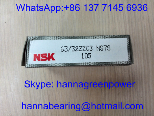 62/32-2Z / 62/32-2RS / 62-32-ZZ সিলড হাই স্পিড অটোমোটিভ লেয়ারিং গভীর গ্রোভ লেয়ারিং 32 * 65 * 17 মিমি