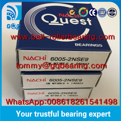 জাপান উৎপত্তি রাবার সিলড গভীর গ্রোভ বল লেয়ার NACHI 6005-2NSE9
