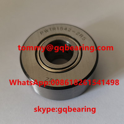 PWTR1542-2RS ট্র্যাক রোলার বিয়ারিং উচ্চ ক্ষমতা Gcr15 ইস্পাত সিলড 15x42x19mm