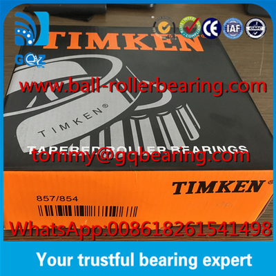 স্ট্যাম্পেড স্টীল কেজ TIMKEN 857/854 857-854 ইঞ্চি সিরিজ কোপযুক্ত রোলার বিয়ারিং