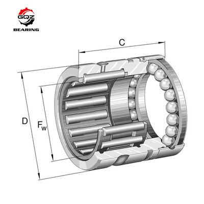 ইগল রোলার অক্ষীয় বল লেয়ারিং NX10-Z NX10-Z-XL INA সমন্বিত ইগল রোলার লেয়ারিং 10*19*18