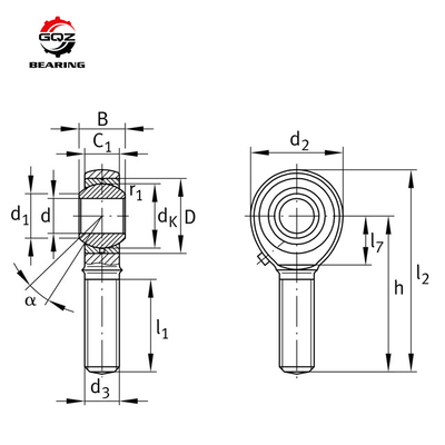 পাইকারি রড শেষ 50mm SIA50ES-2RS যৌথ সুপার স্পষ্টতা বিয়ারিং SI আমার কার্ট যোগ করুন
