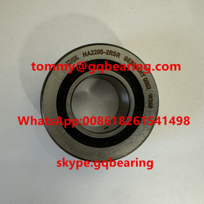 ক্রোম ইস্পাত উপাদান আইএনএ NA2205-2RSR ইয়েগ টাইপ ট্র্যাক রোলার লেয়ার 25x52x18mm