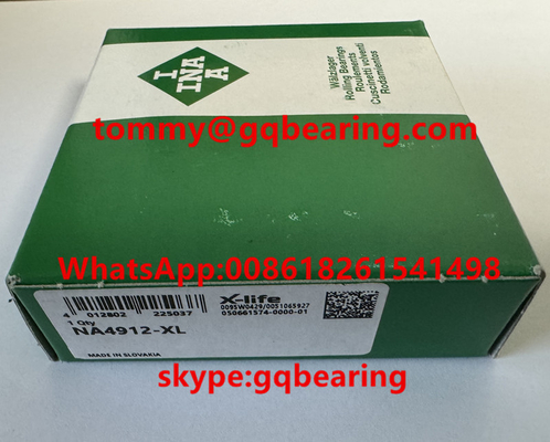 একক সারির ক্রোম স্টিল উপাদান আইএনএ NA4912 NA4912-XL অভ্যন্তরীণ রিং সহ সুই রোলার লেয়ার