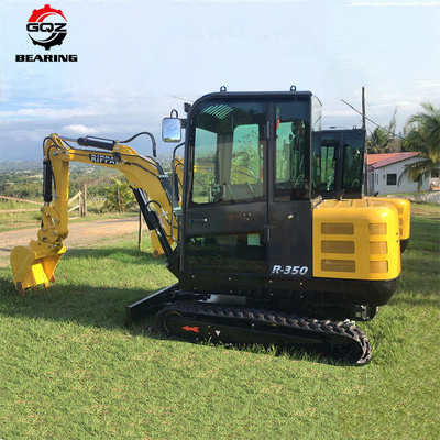 চাইনিজ R350 মিনি এক্সক্যাভেটর ছোট খননকারী কুবোটা ইঞ্জিন খননকারী মাইক্রো খননকারী মেশিন কেবিন সহ মিনি খননকারী