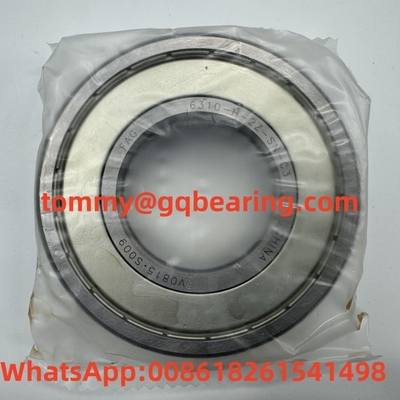 ইস্পাত শীট ধাতু খাঁচা FAG 6310-H-2Z-SN-C3 গভীর গ্রোভ বল লেয়ার 50x110x27mm