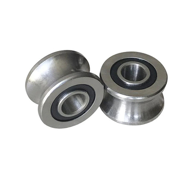 U Groove SG25-2RS লিনিয়ার গাইড রোলার লেয়ার SG25 টেক্সটাইল মেশিনের জন্য 8x30x14mm