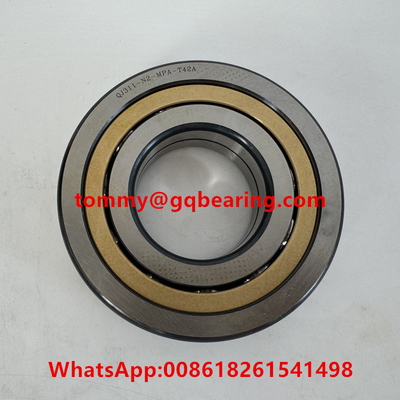 FAG QJ311 QJ311-N2-MPA-T42A চার পয়েন্ট যোগাযোগ বল বিয়ারিং ব্রাস খাঁচা 55x120x29mm