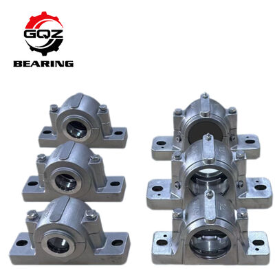 GQZ UCFX18 Four-Bolt Square Flange Bearing Unit 90mm Shaft Cast Iron Housing With UCX18 Insert Bearing