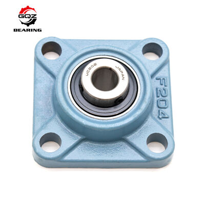UEF209 2S Square 4-Bolt Flange Bearing Unit, Double 2S Reinforced Rubber Dustproof Seals