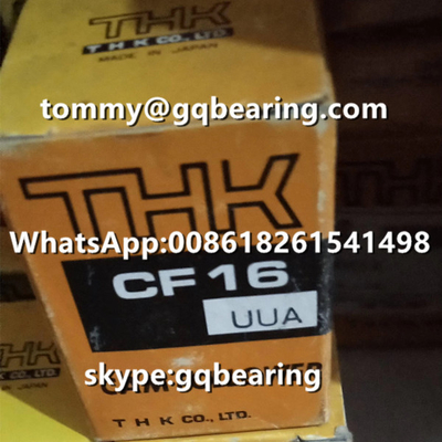 ক্রোম স্টিল উপাদান THK CF16UUR সিলেন্ডার বাইরের রিং সহ ক্যাম ফলোয়ার লেয়ার
