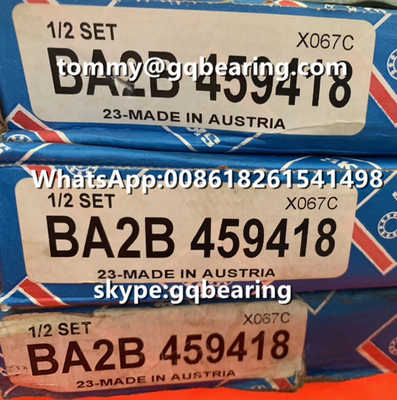 Gcr15 ইস্পাত উপাদান SKF BA2B 459418 ব্রাস উপাদান খাঁচা যথার্থতা কৌণিক যোগাযোগ বল ভারবহন