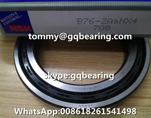Gcr15 ইস্পাত উপাদান NSK B76-2 B76-2ANX4 নাইলন খাঁচা অটোমোটিভ গভীর গ্রোভ বল বিয়ারিং