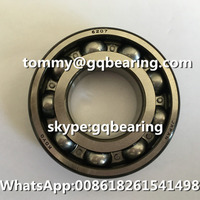 Gcr15 ইস্পাত উপাদান জাপান অরিজিনাল KOYO 6207 6207CM একক সারি গভীর গ্রোভ বল বিয়ারিং