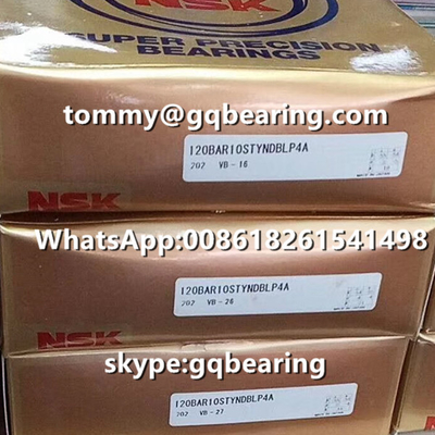 ইস্পাত উপাদান বল NSK 120BAR10STYNDBLP4A উচ্চ গতির কৌণিক যোগাযোগ বল ভারবহন