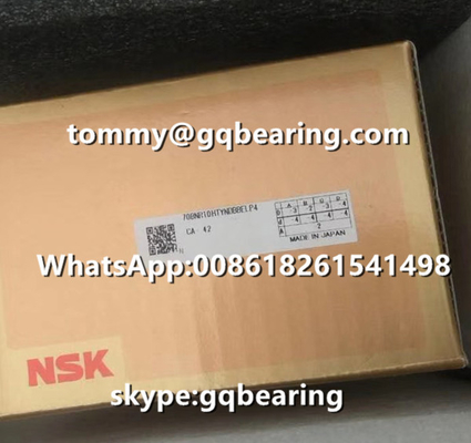 সিরামিক উপাদান বল 18 ডিগ্রী যোগাযোগ কোণ NSK 70BNR10HTYNDBBELP4 থ্রাস্ট কৌণিক যোগাযোগ বল ভারবহন