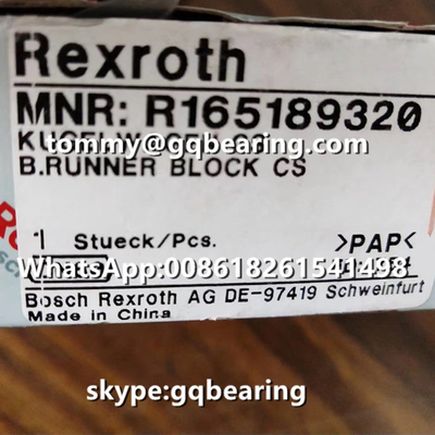 রেক্স্রোথ R165189320 স্টিল উপাদান ফ্ল্যাঞ্জ টাইপ স্ট্যান্ডার্ড দৈর্ঘ্য স্ট্যান্ডার্ড উচ্চতা রানার ব্লক