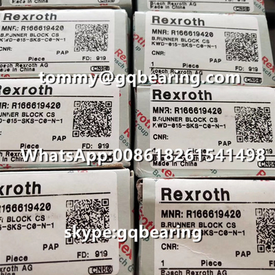 রেক্স্রোথ R162121322 ইস্পাত উপাদান সংকীর্ণ টাইপ স্ট্যান্ডার্ড দৈর্ঘ্য উচ্চ উচ্চতা রৈখিক ব্লক