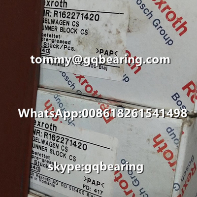 রেক্স্রোথ R162271320 সংকীর্ণ প্রকার স্ট্যান্ডার্ড দৈর্ঘ্য স্ট্যান্ডার্ড উচ্চতা রৈখিক ক্যারিয়ার