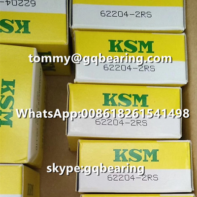 জাপান উৎপত্তি KSM 62207-2RS রাবার সিলড ডিপ গ্রোভ বল লেয়ার 35 x 72 x 23 মিমি