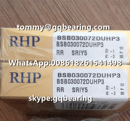 সিরামিক উপাদান বল RHP BSB030072DUHP3 সুপার স্পষ্টতা স্পিন্ডল বল লেয়ার কৌণিক যোগাযোগ বল লেয়ার