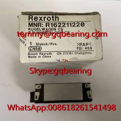 কার্বন ইস্পাত উপাদান Rexroth R205D11220 বল রেল রানার ব্লক R205D11220 KWE-015-SLS-C1-P-1 লিনিয়ার ব্লক